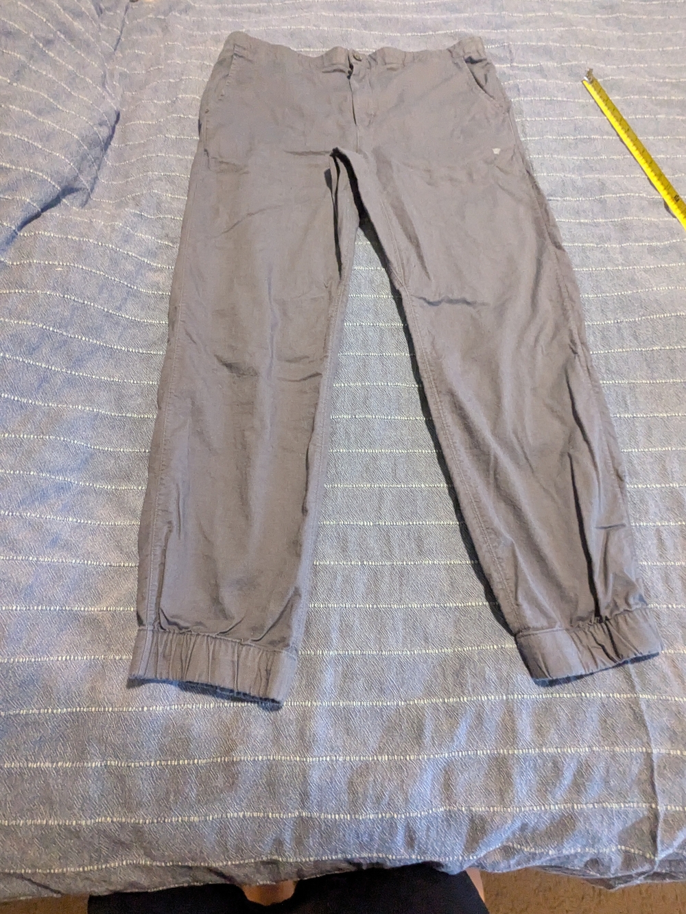 Mack Weldon Gray Men's Drawstring Jogger Pants, XXL